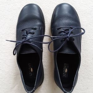 Azaleia Blue Leather Oxfords